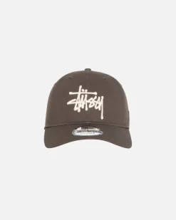 Headwear>Stüssy NEW ERA 9TWENTY BASIC STRAPBACK Walnut