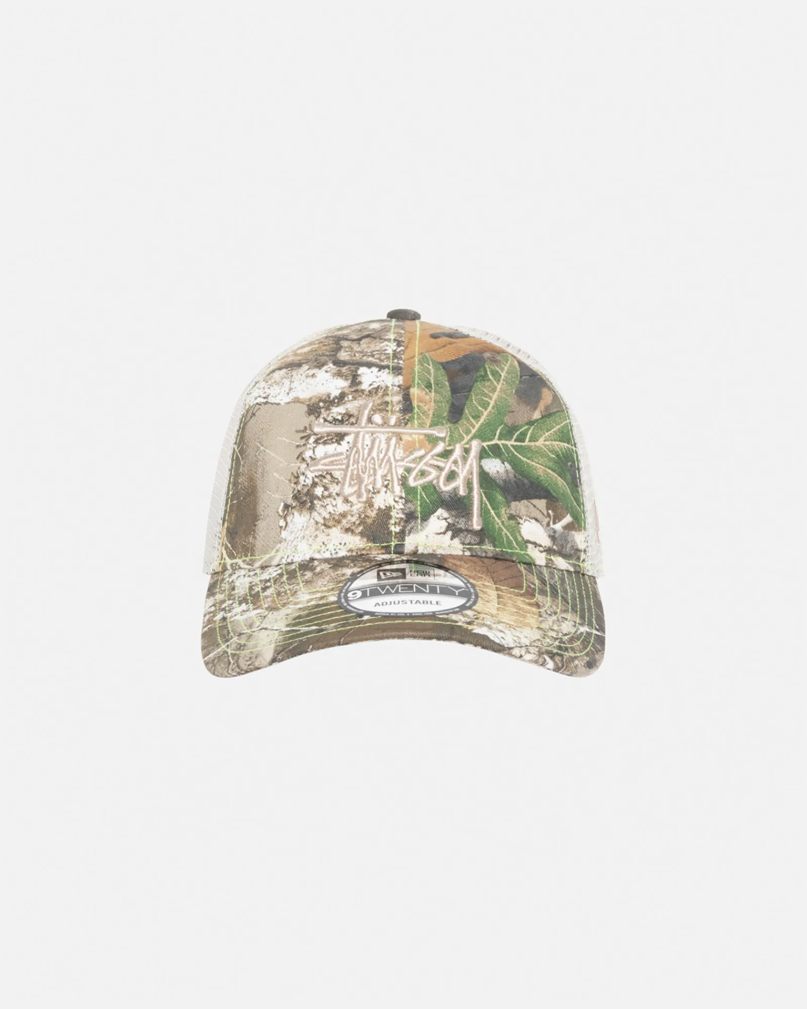 Headwear>Stüssy NEW ERA 9TWENTY BASIC TRUCKER Real Tree Edge