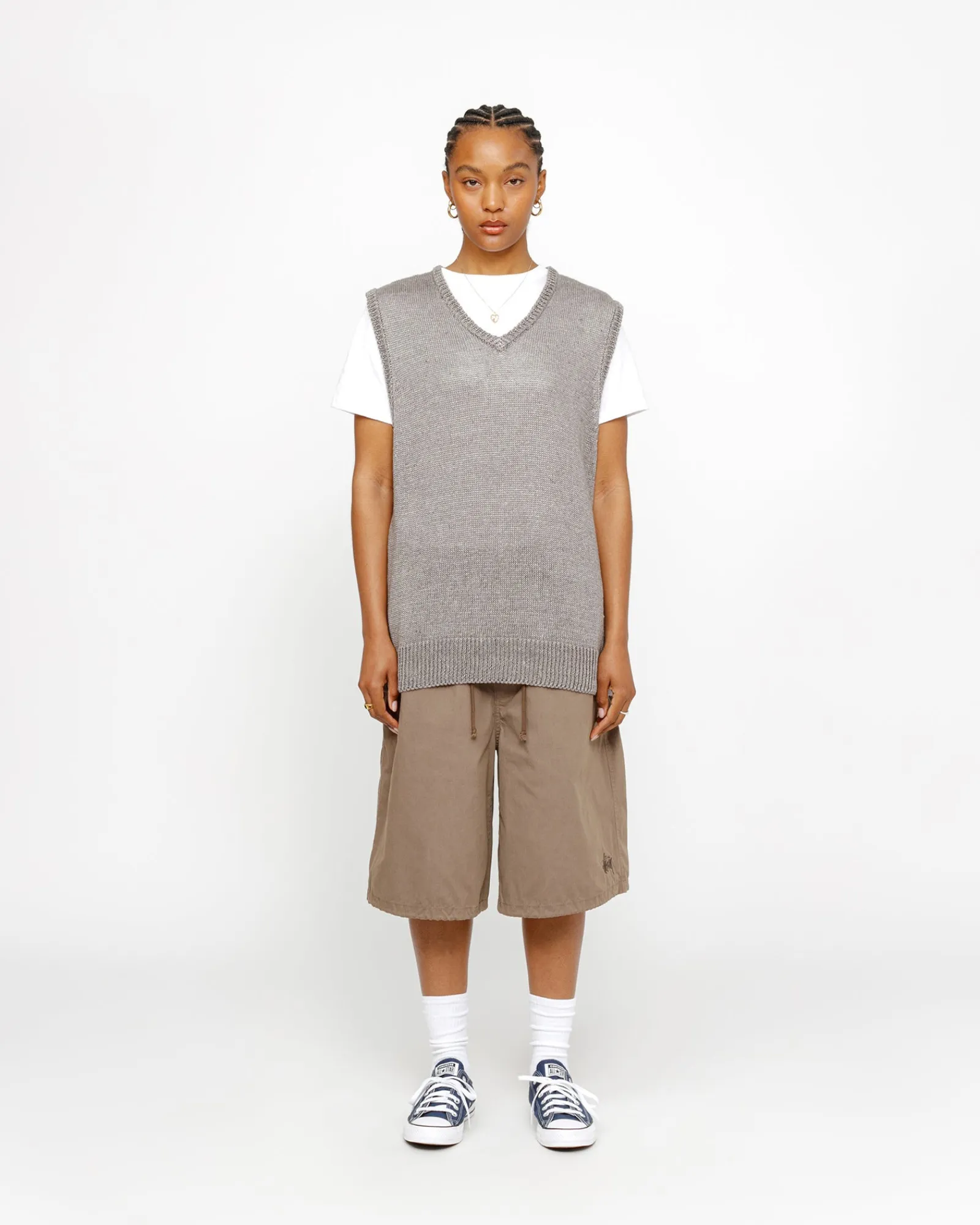 Shorts>Stüssy NYCO OVER SHORT Mushroom