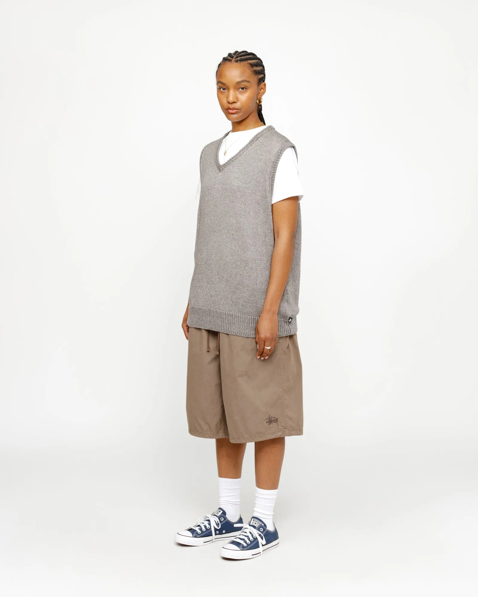 Shorts>Stüssy NYCO OVER SHORT Mushroom