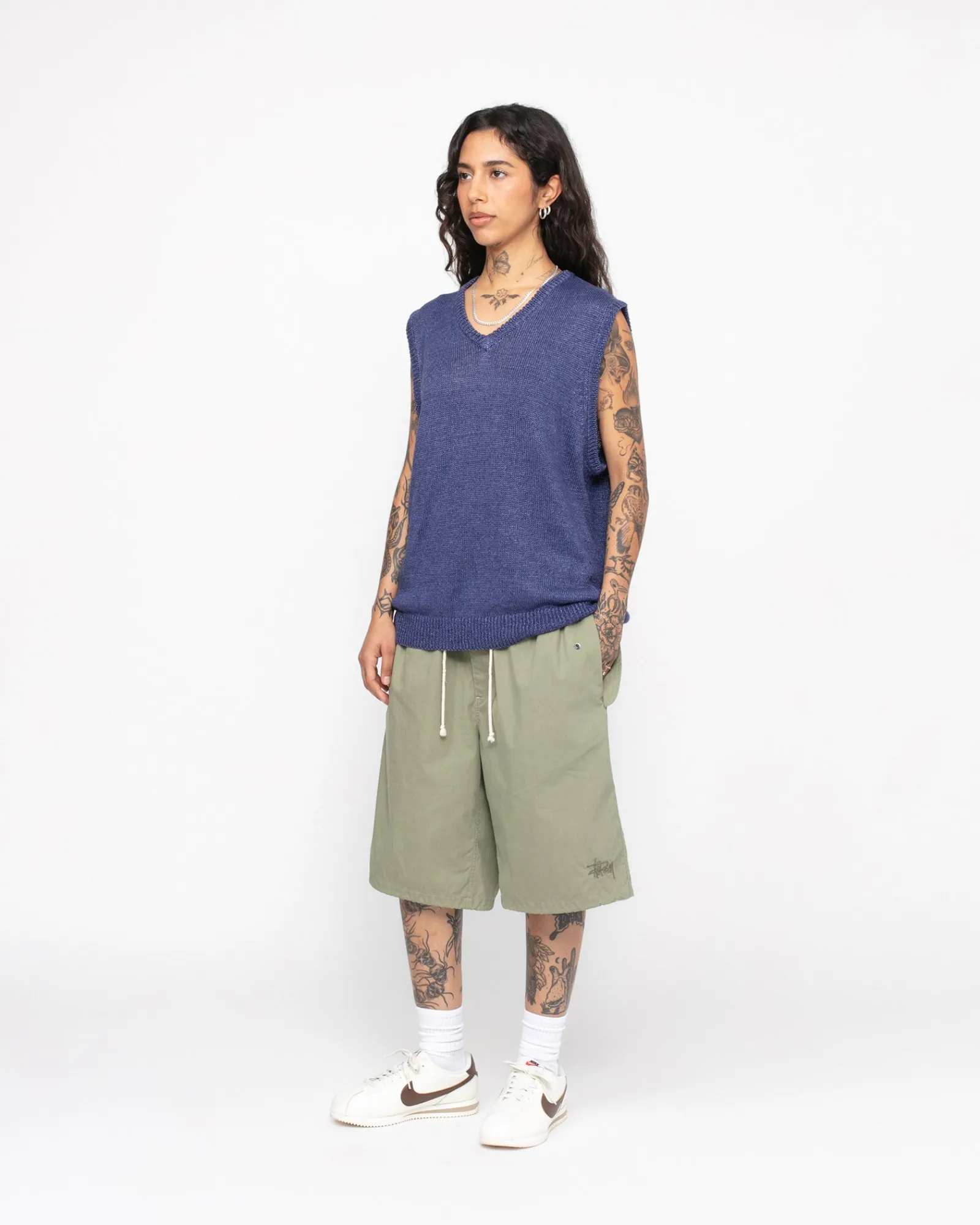 Shorts>Stüssy NYCO OVER SHORT Sage