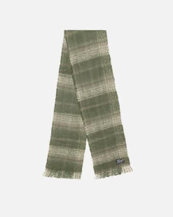 Accessories>Stüssy PLAID SCARF Green Plaid