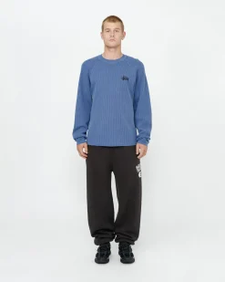 Tees>Stüssy RAGLAN THERMAL LS CREW Blue