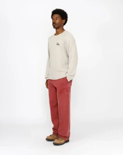 Tees>Stüssy RAGLAN THERMAL LS CREW Bone