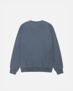 Crews>Stüssy RASTA LION CREW PIGMENT DYED Navy