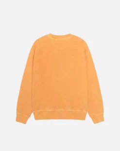 Crews>Stüssy RASTA LION CREW PIGMENT DYED Orange
