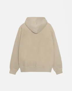 Hoodies>Stüssy RASTA LION HOODIE PIGMENT DYED Khaki