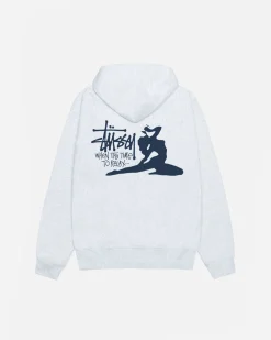Hoodies>Stüssy RELAX HOODIE Ash Heather