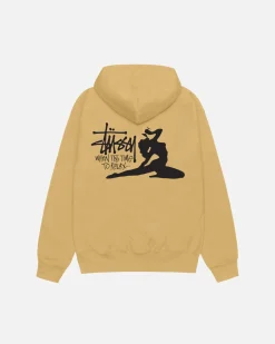 Hoodies>Stüssy RELAX HOODIE Curry