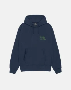 Hoodies>Stüssy RELAX HOODIE Navy