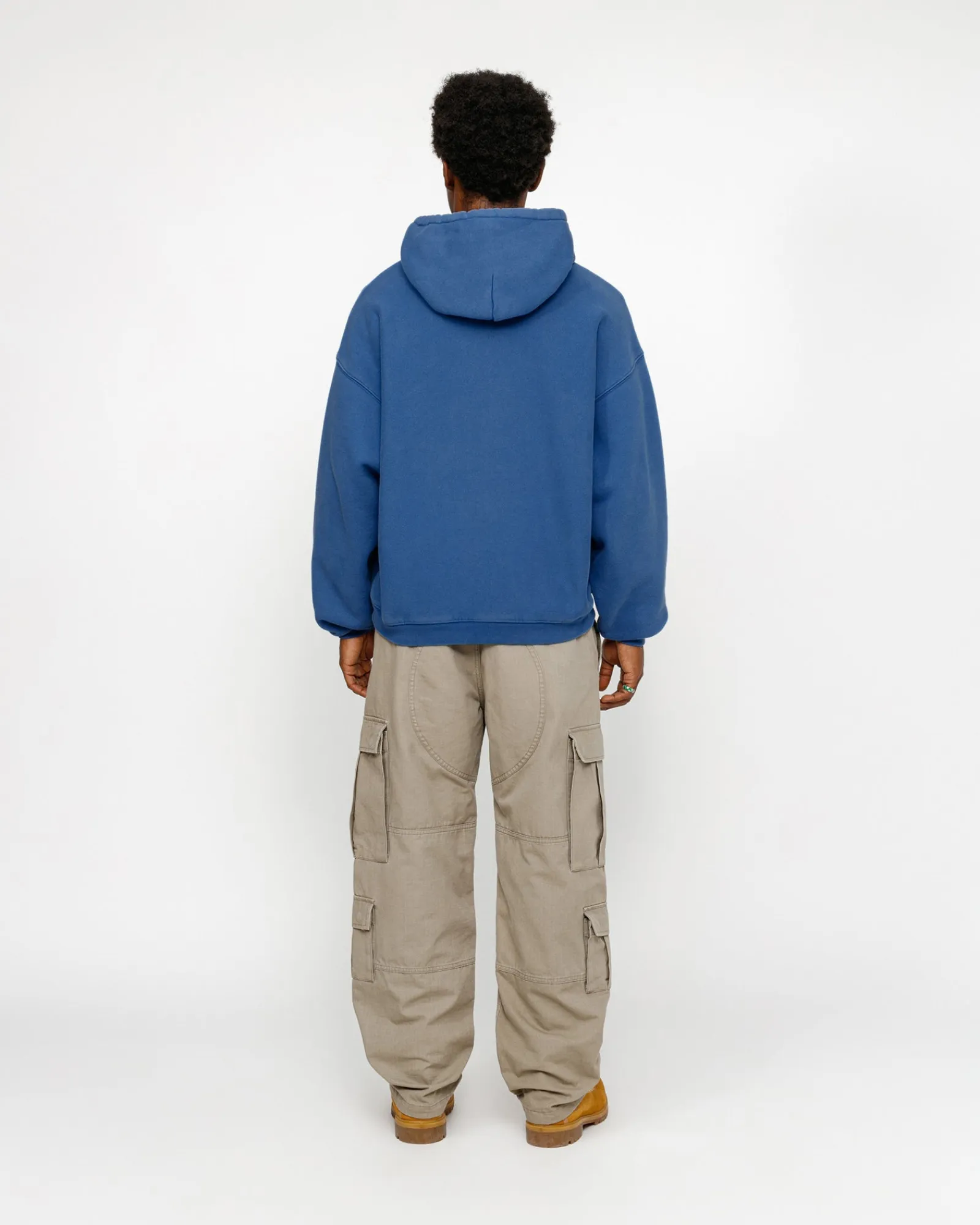 Hoodies>Stüssy RELAXED HOODIE INTERNATIONAL Blue