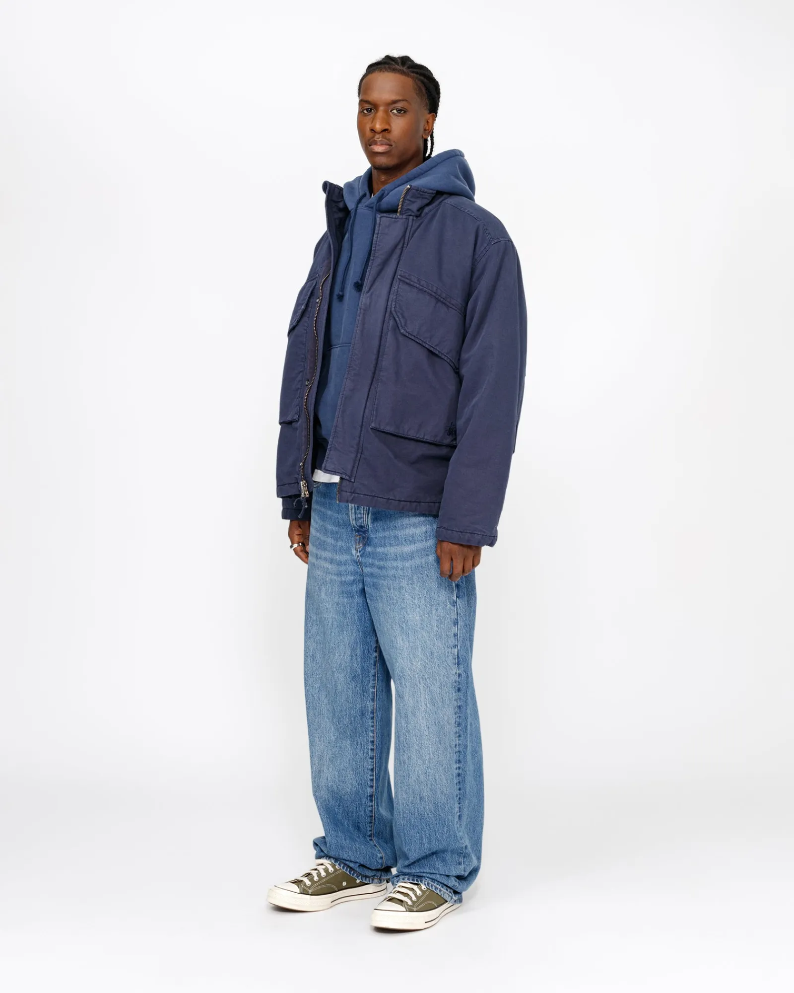 Pants|Denim>Stüssy RELAXED JEAN DENIM Medium Blue