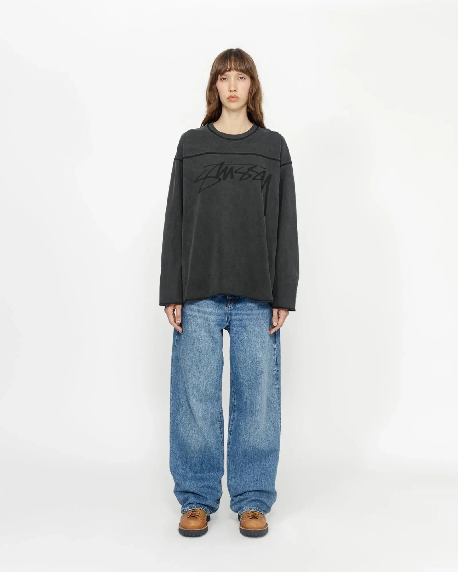 Pants|Denim>Stüssy RELAXED JEAN DENIM Medium Blue