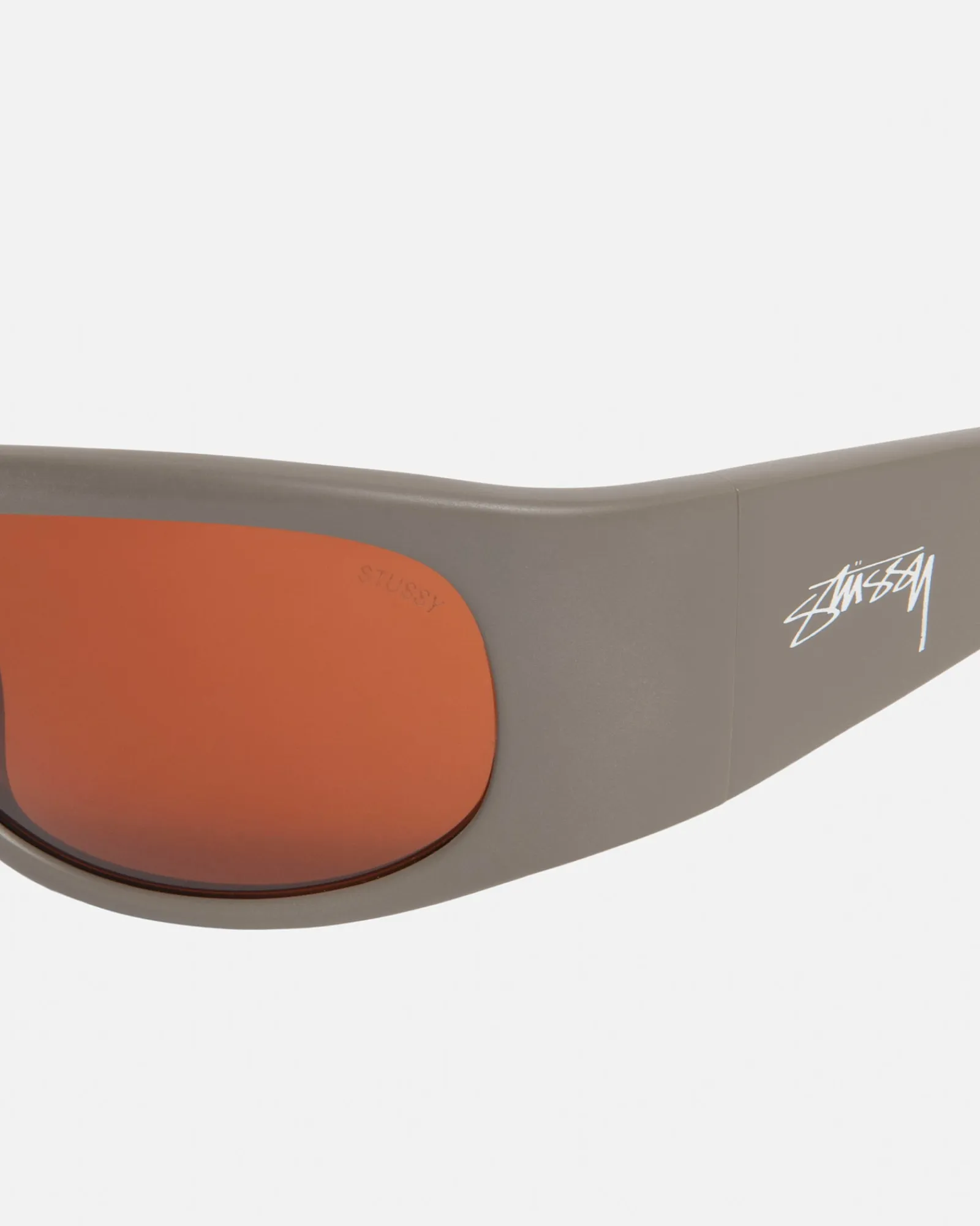 Accessories|Eyegear>Stüssy RENE SUNGLASSES Matte Coyote/Dark Amber Lens