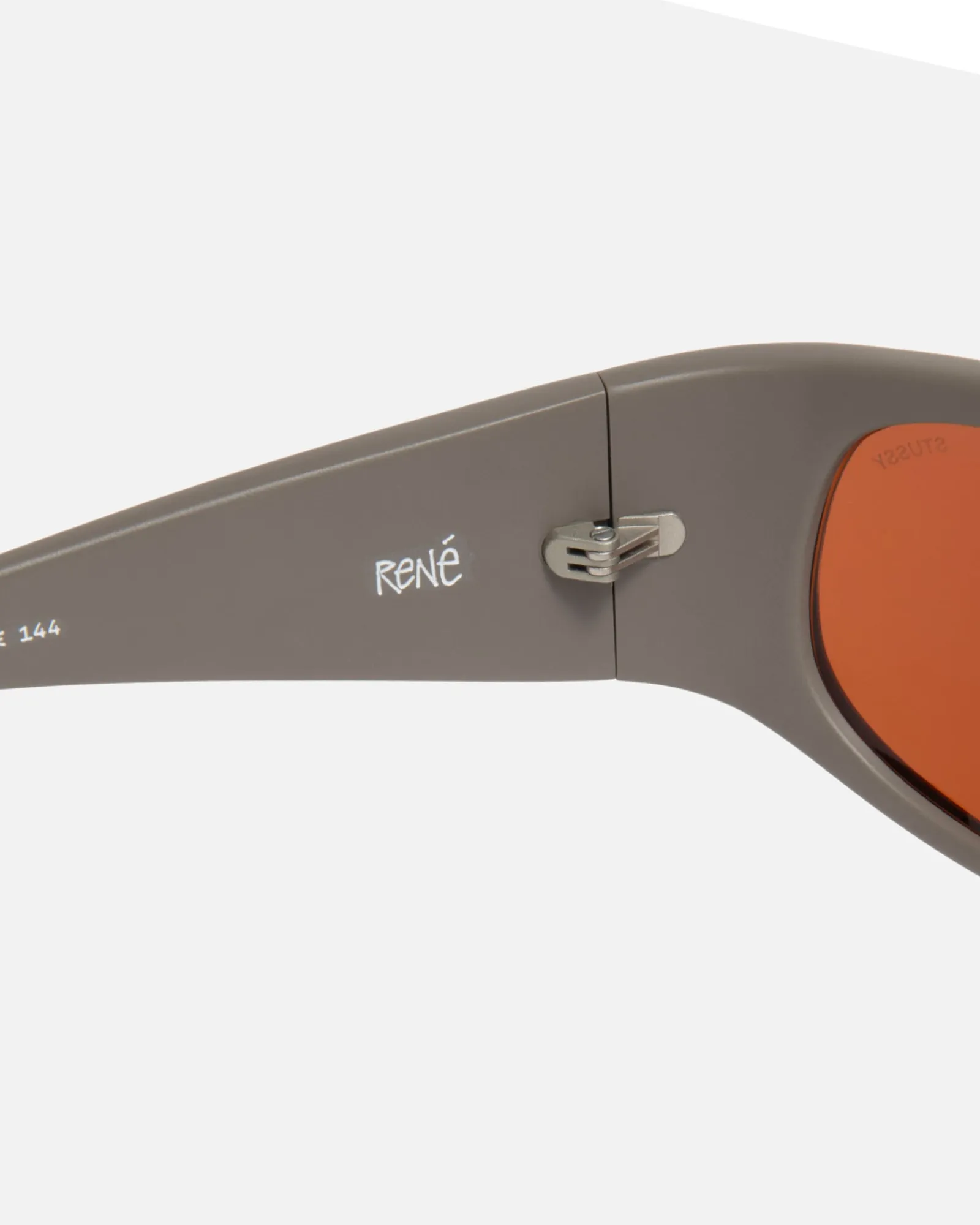 Accessories|Eyegear>Stüssy RENE SUNGLASSES Matte Coyote/Dark Amber Lens