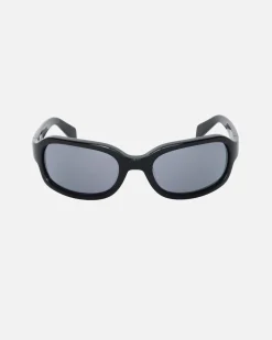 Accessories|Eyegear>Stüssy ROME SUNGLASSES Black/Black Lens