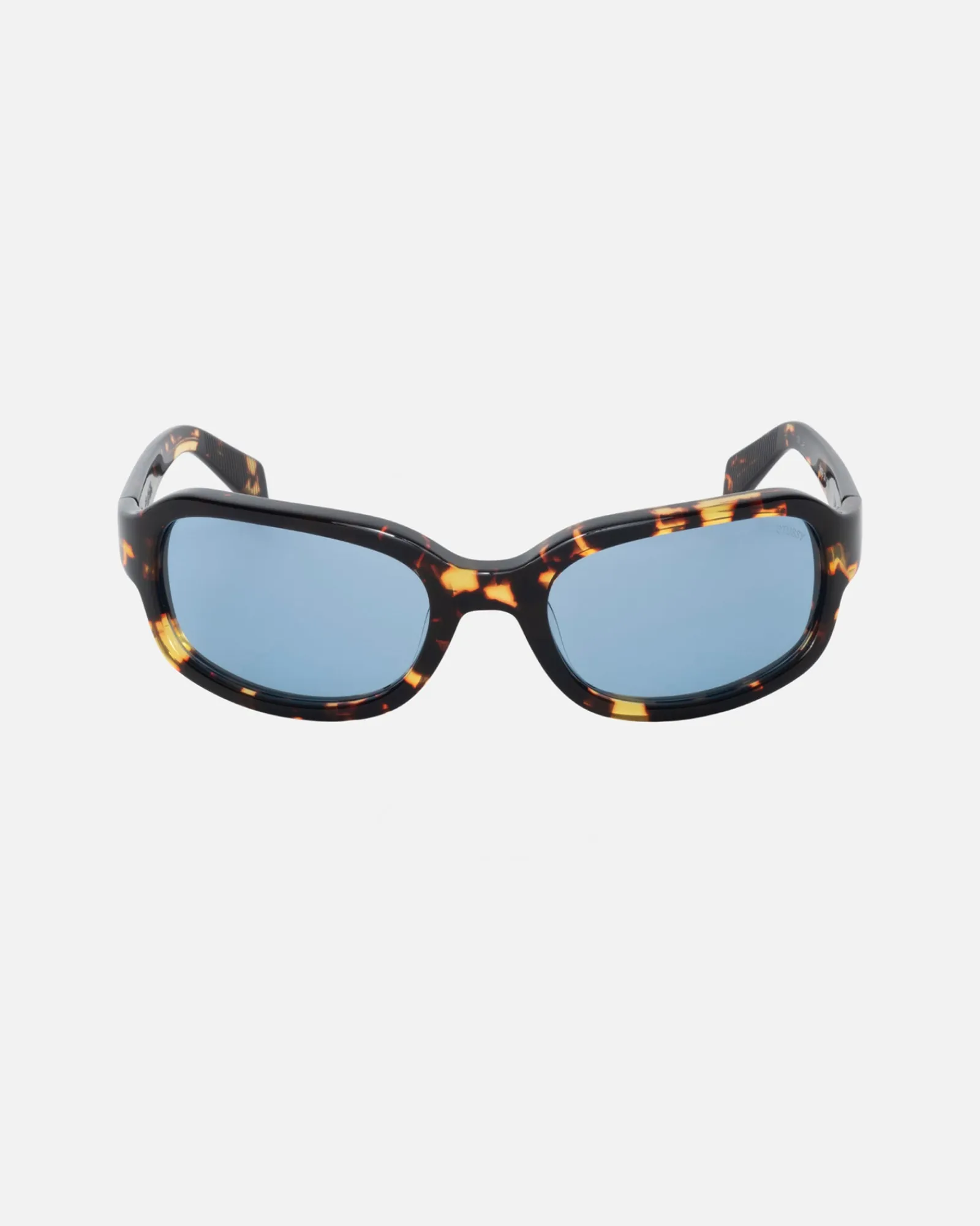 Accessories|Eyegear>Stüssy ROME SUNGLASSES Tortoise / Blue Lens
