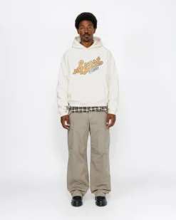 Hoodies>Stüssy SATIN PATCH HOODIE Off White