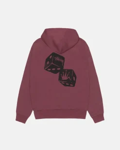 Hoodies>Stüssy SHAKERS HOODIE Oxblood