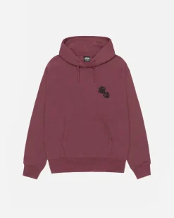 Hoodies>Stüssy SHAKERS HOODIE Oxblood