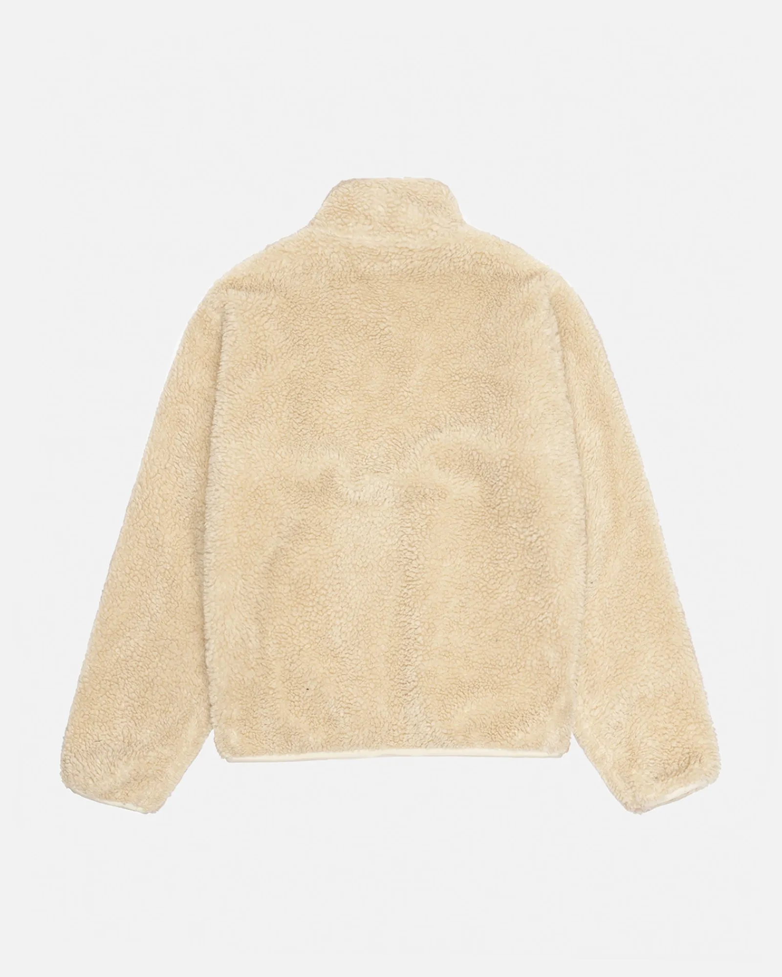 Outerwear>Stüssy SHERPA REVERSIBLE JACKET Natural