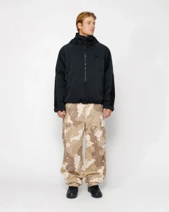 Outerwear>Stüssy SHORT MILITARY PARKA Black
