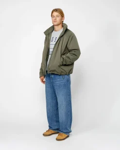 Outerwear>Stüssy SHORT MILITARY PARKA Pine