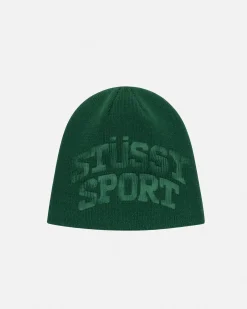 Headwear>Stüssy SKULLCAP STÜSSY SPORT DEBOSS Forest