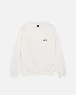 Crews>Stüssy SMOOTH STOCK CREW PIGMENT DYED Natural
