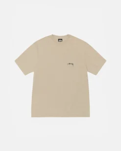 Tees>Stüssy SMOOTH STOCK TEE PIGMENT DYED Khaki