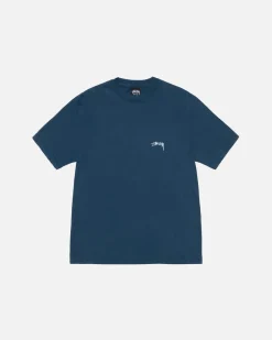Tees>Stüssy SMOOTH STOCK TEE PIGMENT DYED Navy