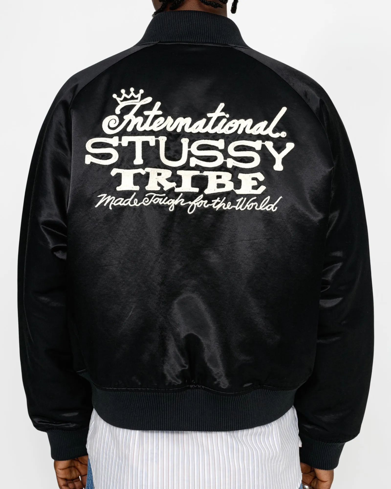 Outerwear>Stüssy SOUVENIR JACKET Black