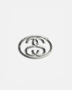Accessories>Stüssy SS LINK CARABINER Silver