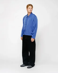 Outerwear>Stüssy SS LINK NYLON CLUB JACKET Royal
