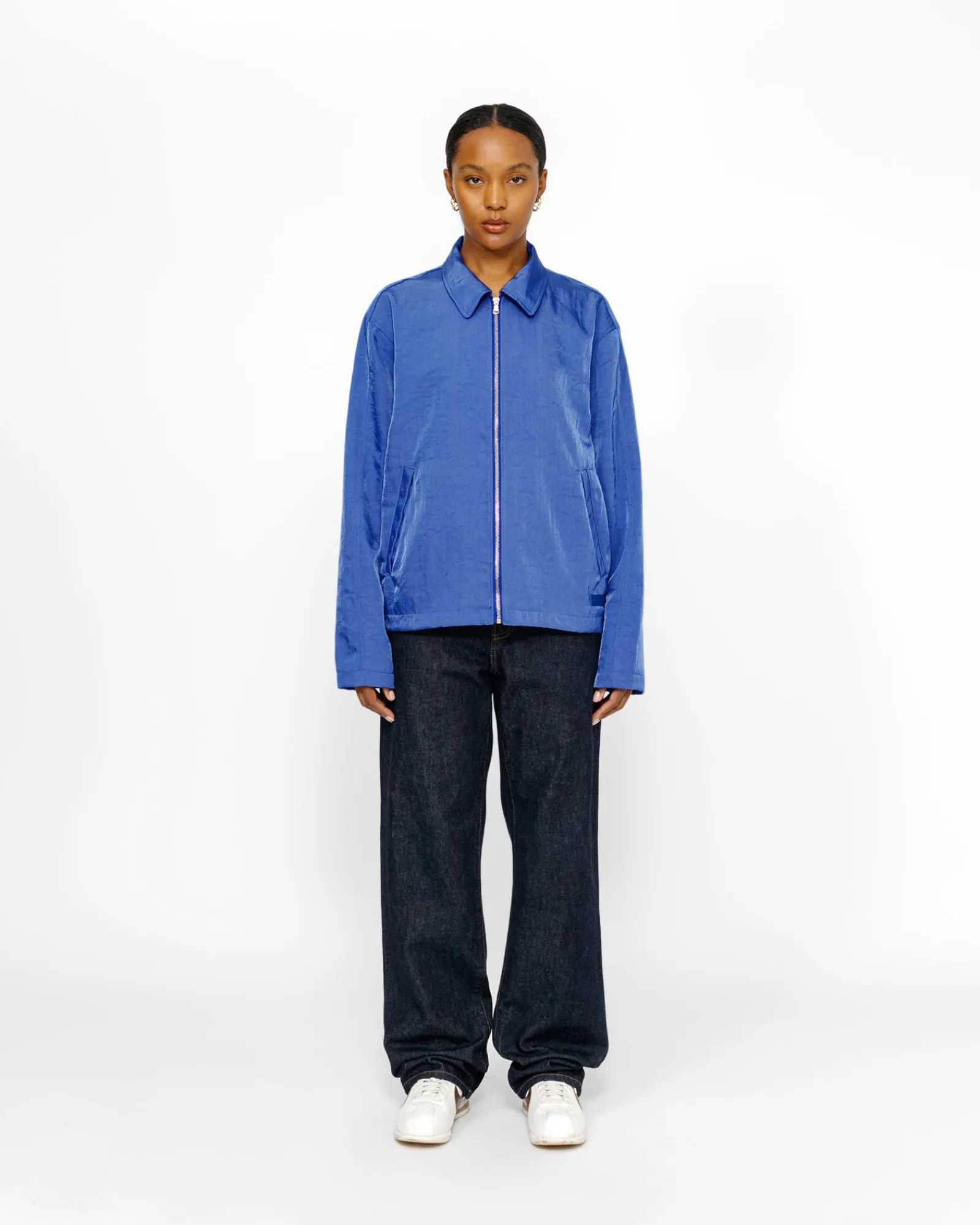 Outerwear>Stüssy SS LINK NYLON CLUB JACKET Royal