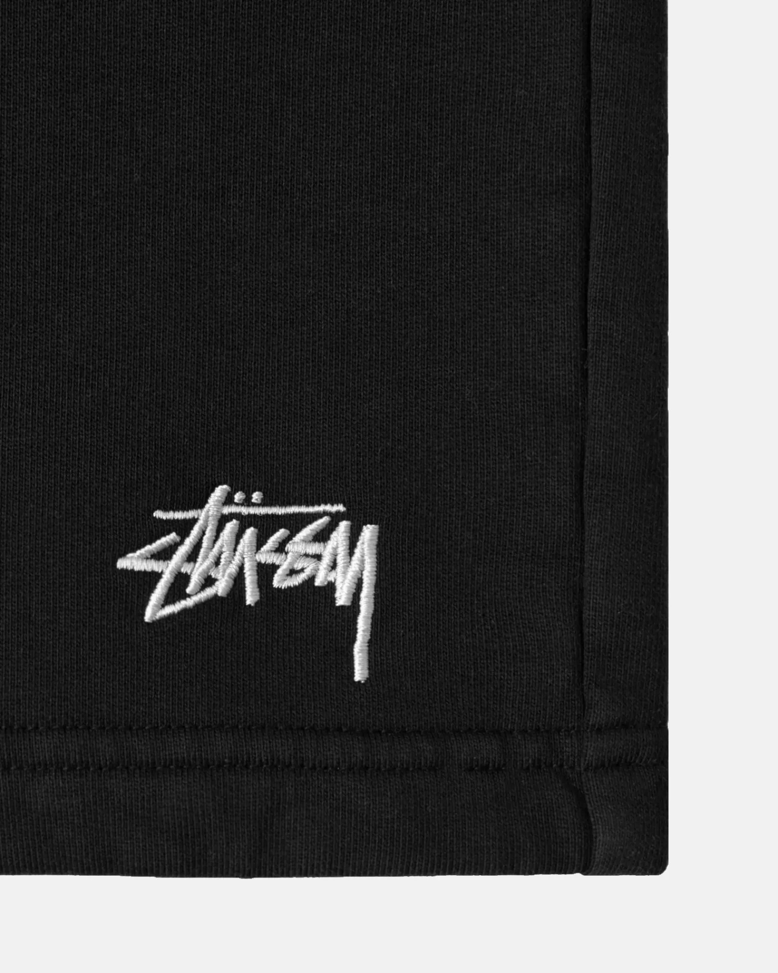 Shorts>Stüssy STOCK LOGO SWEATSHORT Black