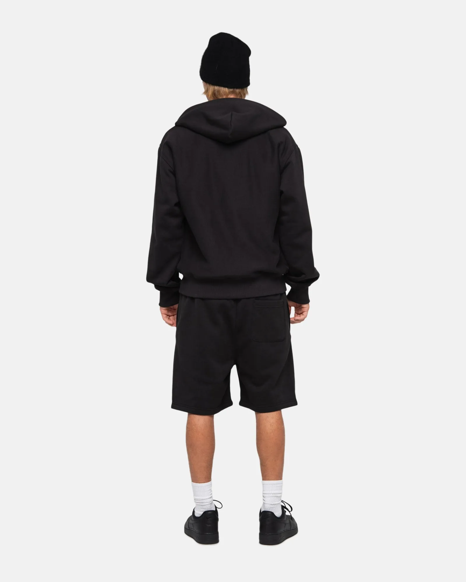 Shorts>Stüssy STOCK LOGO SWEATSHORT Black