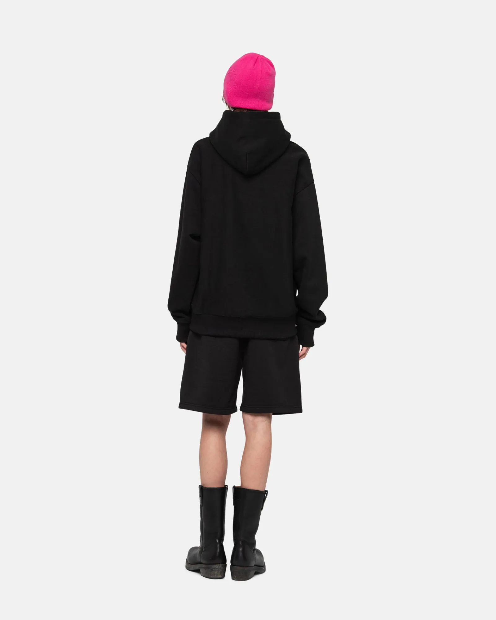 Shorts>Stüssy STOCK LOGO SWEATSHORT Black