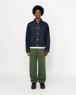 Pants>Stüssy STÜSSY 80 FLEECE PANT Pine