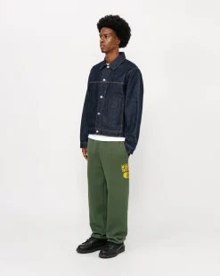 Pants>Stüssy STÜSSY 80 FLEECE PANT Pine
