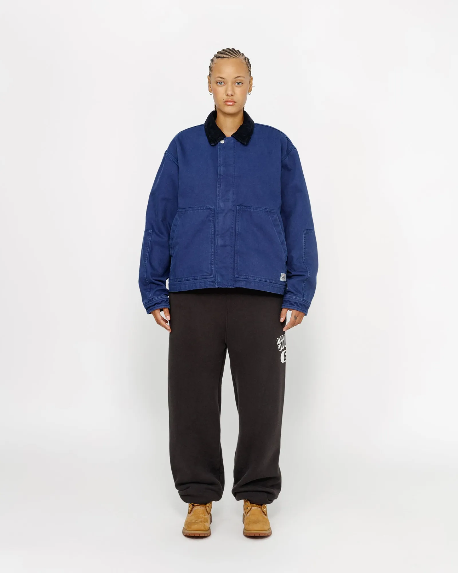 Pants>Stüssy STÜSSY 80 FLEECE PANT Washed Black
