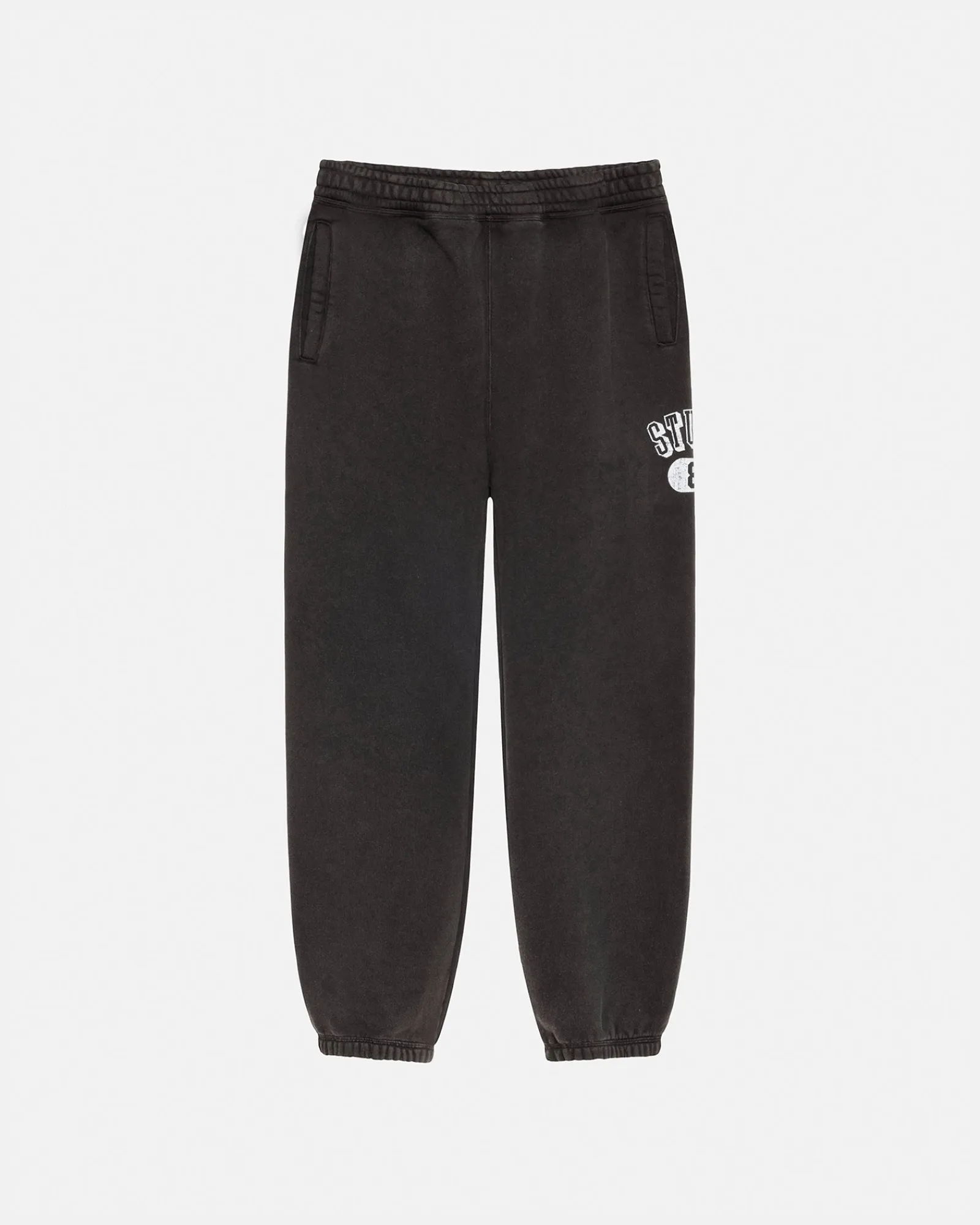 Pants>Stüssy STÜSSY 80 FLEECE PANT Washed Black