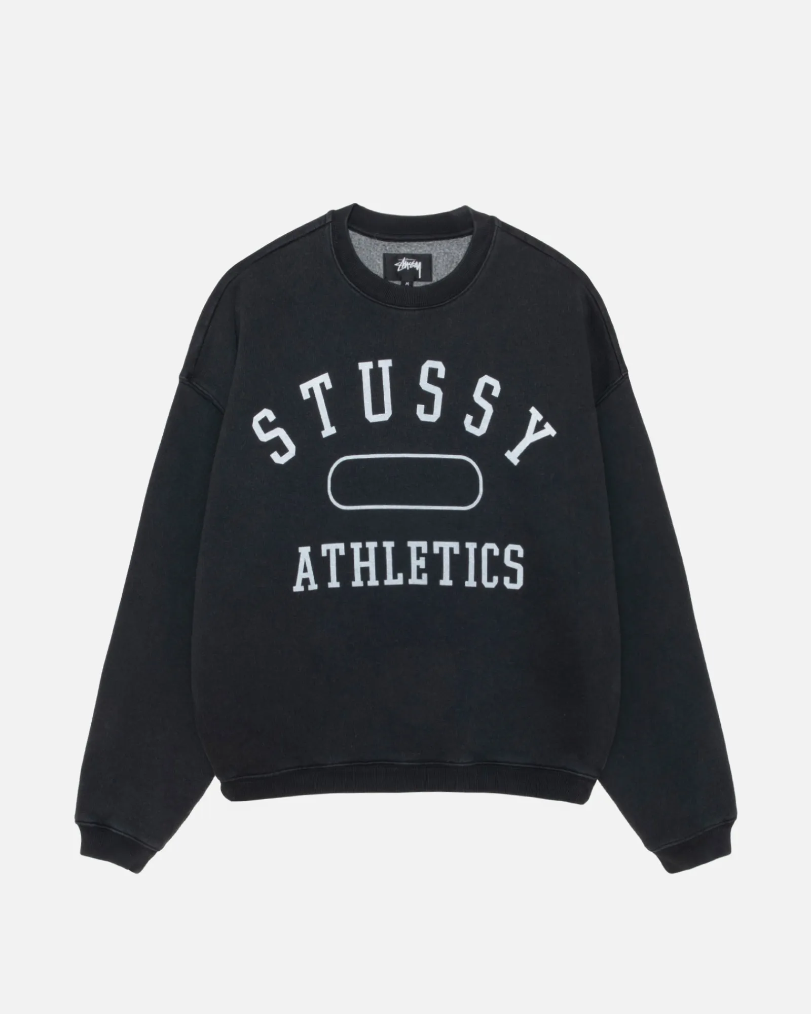 Crews>Stüssy STÜSSY ATHLETICS CREW Washed Black