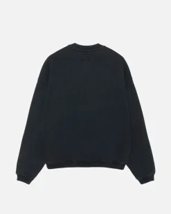 Crews>Stüssy STÜSSY ATHLETICS CREW Washed Black