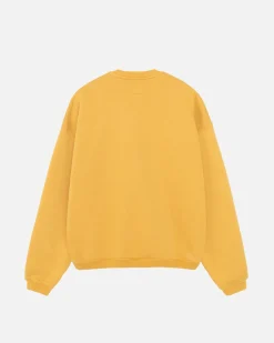 Crews>Stüssy STÜSSY ATHLETICS CREW Washed Gold