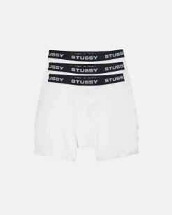 Accessories>Stüssy STÜSSY BOXER BRIEFS 3 PACK White