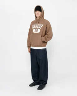 Hoodies>Stüssy STUSSY 80 RELAXED HOODIE Brown