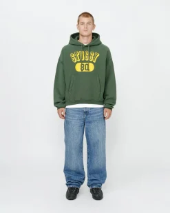 Hoodies>Stüssy STUSSY 80 RELAXED HOODIE Pine