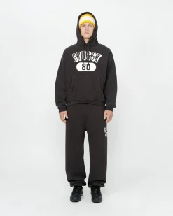 Hoodies>Stüssy STUSSY 80 RELAXED HOODIE Washed Black