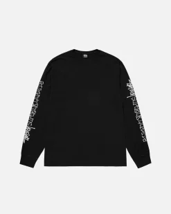 Tees>Stüssy SUPERIOR QUALITY LS TEE PIGMENT DYED Black
